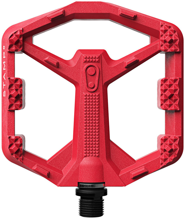 Load image into Gallery viewer, Crankbrothers Stamp 0 Pedals - Platform Composite 9/16" Bright Red Small