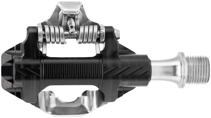 Load image into Gallery viewer, Wolf Tooth DEL Gravel Race Clipless Pedals - Single Sided Clipless Alloy 9/16" BLK Pair Shimano SPD