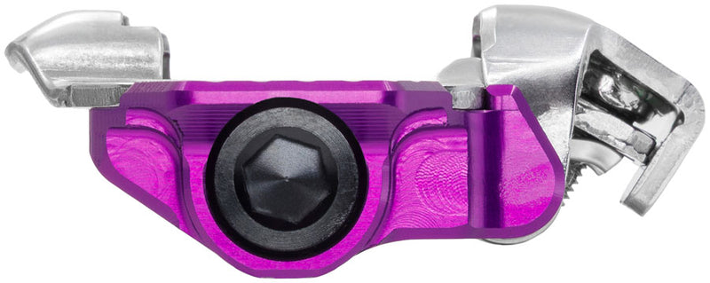 Load image into Gallery viewer, Wolf Tooth DEL Gravel Race Clipless Pedals - Single Sided Clipless Alloy 9/16" Ultraviolet Purple Pair Shimano SPD