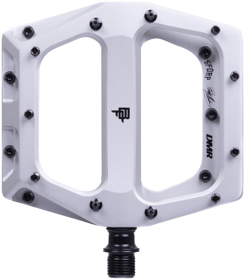 Load image into Gallery viewer, DMR Vault Pedals - Platform Aluminum 9/16" White Brendog Edition