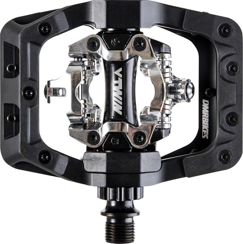 Load image into Gallery viewer, DMR V-Twin Pedals - Dual Sided Clipless with Platform Aluminum 9/16" Black