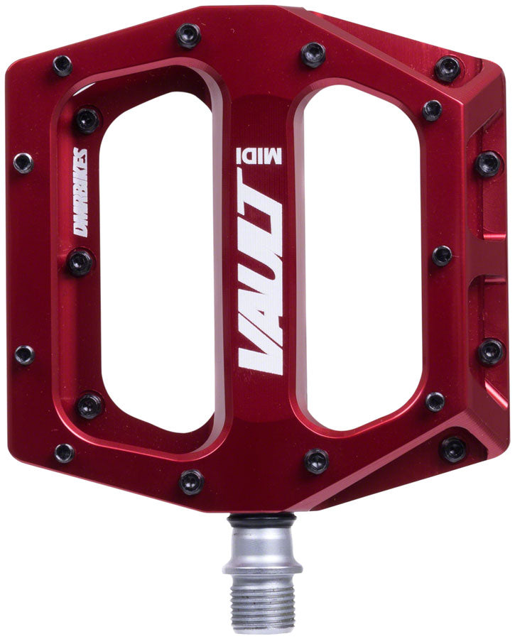 Load image into Gallery viewer, DMR Vault MIDI Pedals - Platform Aluminum 9/16" Deep Red