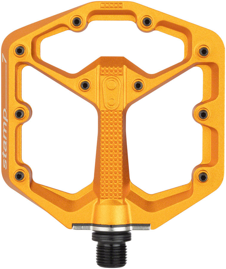 Load image into Gallery viewer, Crankbrothers Stamp 7 Pedals - Platform Aluminum 9/16" Orange Small