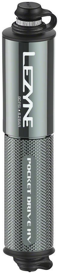 Load image into Gallery viewer, Lezyne Pocket Drive HV Frame Pump - Gloss Lite Gray