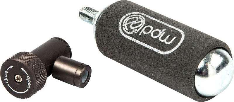 Load image into Gallery viewer, Portland Design Works Fatty Object CO2 Inflator cartridge Includes 38g CO2 Insulated Sleeve
