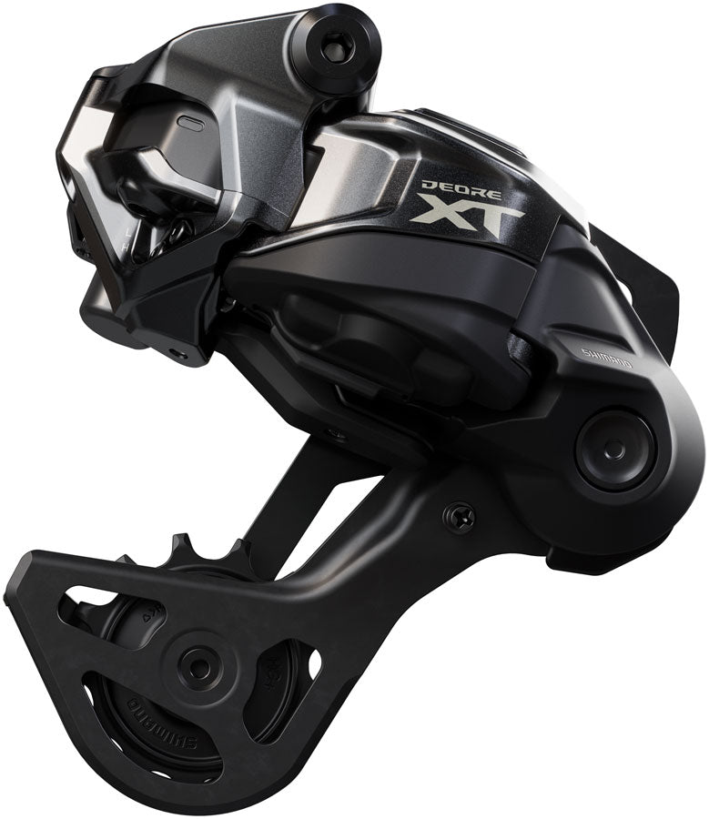 Load image into Gallery viewer, Shimano Deore XT RD-M8250-GS Di2 Wireless Rear Derailleur - 12-Speed Medium Cage Shadow ES BLK/Gray