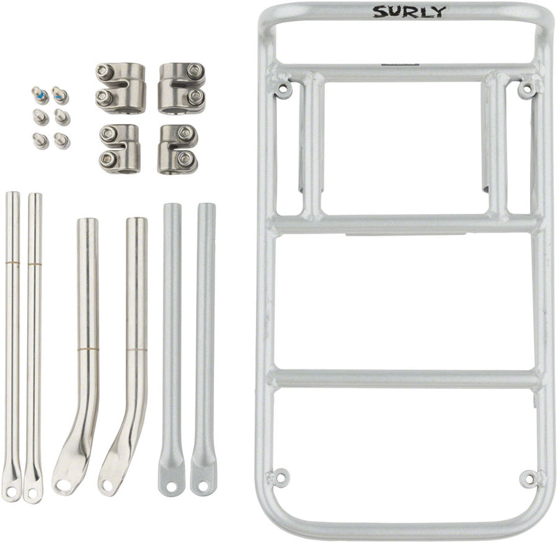 Load image into Gallery viewer, Surly 8-Pack Rack Front Rack - Steel Silver
