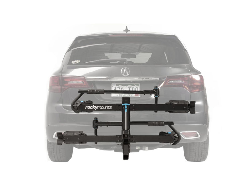 Load image into Gallery viewer, Car Rack RockyMounts MonoRail 2-Bike Hitch 1.25" Black