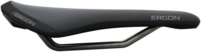 Load image into Gallery viewer, Ergon SMS Sport Saddle - TiNox XP Black Men's Small/Medium