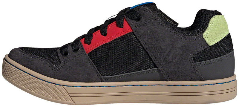 Load image into Gallery viewer, Five Ten Freerider Flat Shoes - Men's Core Black/Carbon/Pulse Lime 10