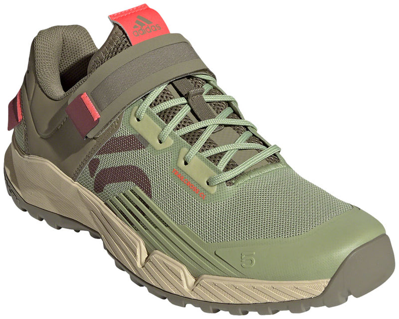 Load image into Gallery viewer, Five Ten Trailcross Mountain Clipless Shoes - Women's Quiet Crimson/Orbit Green/Turbo 5.5
