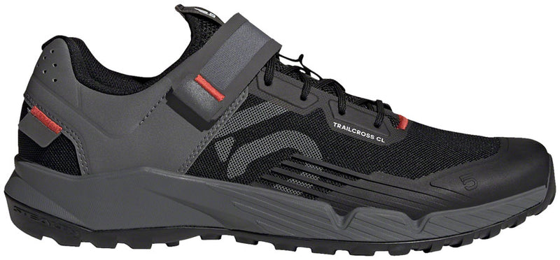 Load image into Gallery viewer, Five Ten Trailcross Mountain Clipless Shoes - Men's Core BLK/Gray Three/Red 10.5
