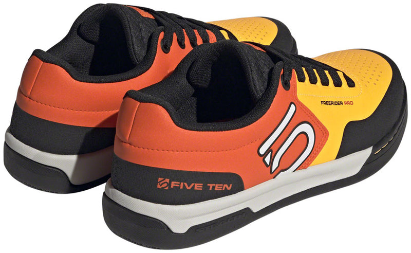 Load image into Gallery viewer, Five Ten Freerider Pro Flat Shoes - Men's Solar Gold/Ftwr White/Impact Orange 9.5