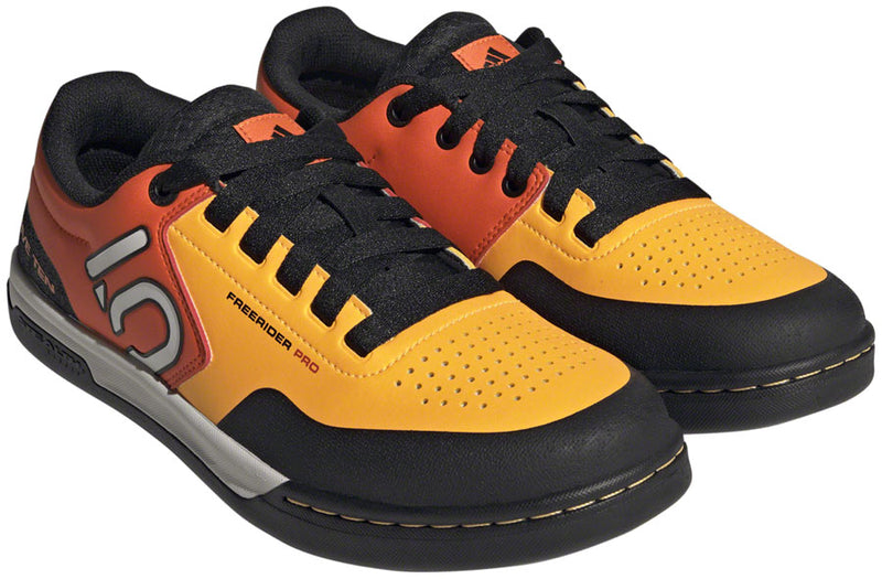 Load image into Gallery viewer, Five Ten Freerider Pro Flat Shoes - Men's Solar Gold/Ftwr White/Impact Orange 7.5