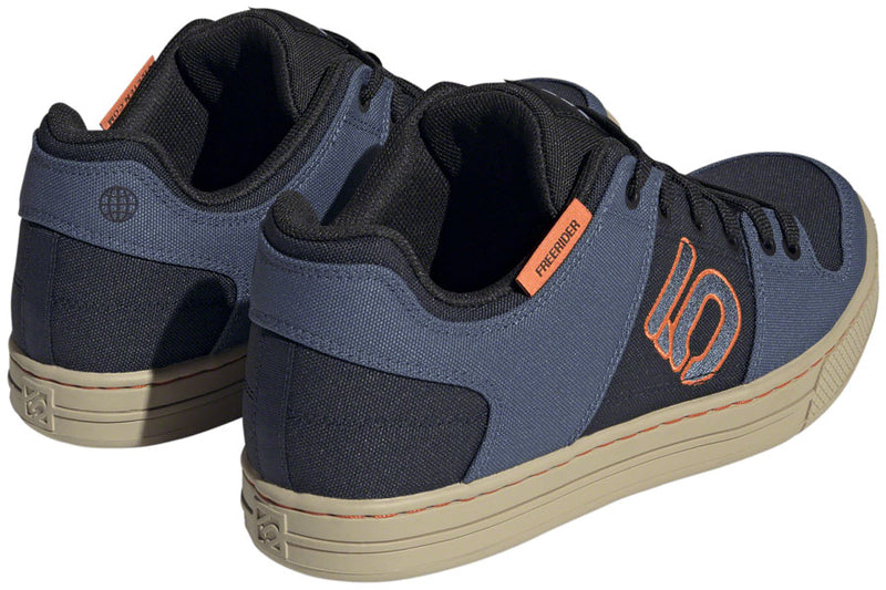 Load image into Gallery viewer, Five Ten Freerider Canvas Flat Shoes - Men's Core Legend Ink/Wonder Steel/Impact Orange 13