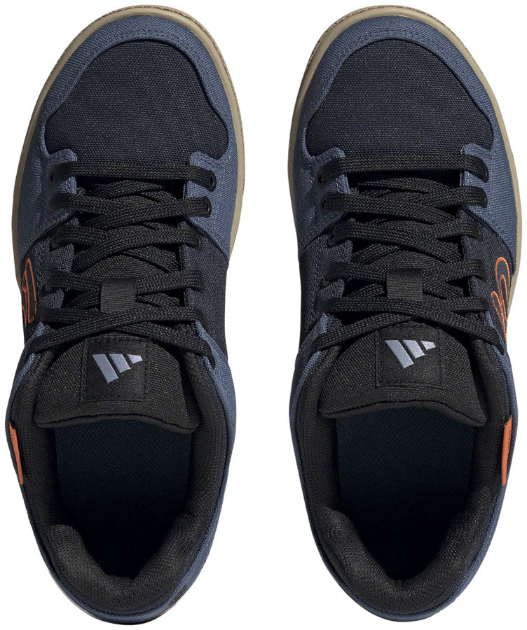 Load image into Gallery viewer, Five Ten Freerider Canvas Flat Shoes - Men's Core Legend Ink/Wonder Steel/Impact Orange 11.5