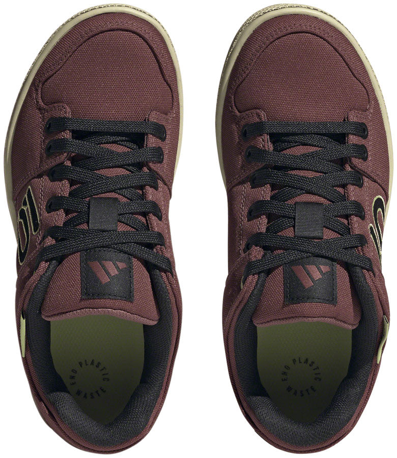 Load image into Gallery viewer, Five Ten Freerider Canvas Flat Shoes - Women's Quiet Crimson/Core Pulse Lime 8.5