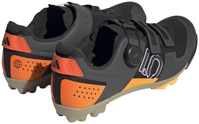 Load image into Gallery viewer, Five Ten Kestrel BOA Mountain Clipless Shoes - Men's Core BLK/Ftwr White/Impact Orange 13