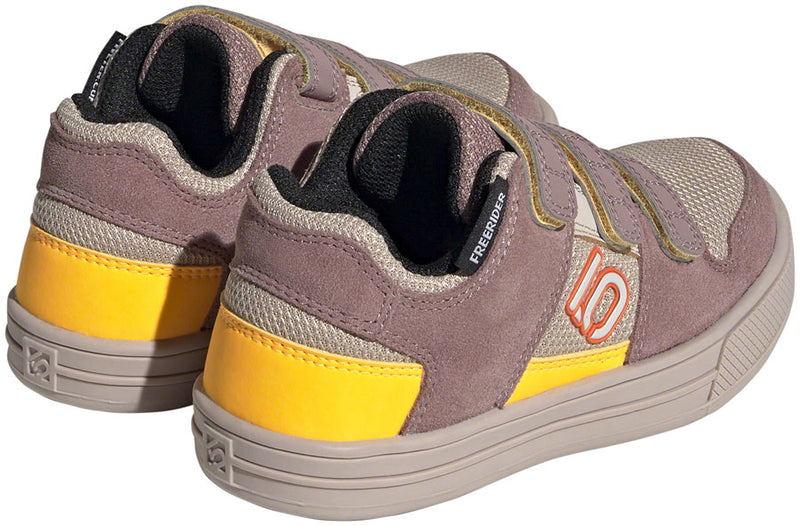 Load image into Gallery viewer, Five Ten Freerider VCS Flat Shoes - Kids Wonder Taupe/Gray One/Solar Gold 5.5