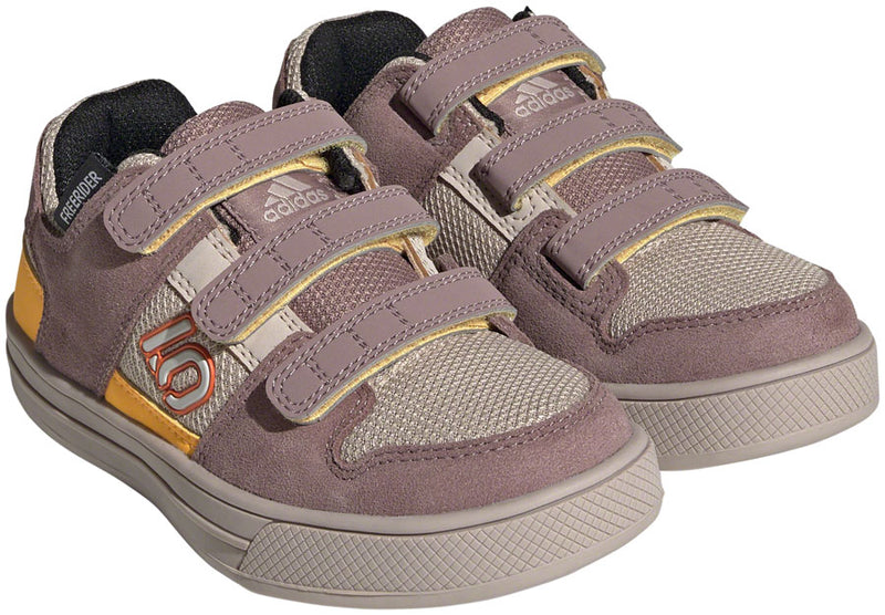 Load image into Gallery viewer, Five Ten Freerider VCS Flat Shoes - Kids Wonder Taupe/Gray One/Solar Gold 5.5
