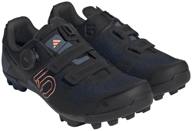 Load image into Gallery viewer, Five Ten Kestrel BOA Mountain Clipless Shoes - Women's Legend Ink/Core BLK/Coral Fusion 9