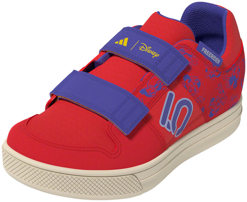 Load image into Gallery viewer, Five Ten Freerider VCS DSN Kids Flat Shoes - Pure Ruby/Violet Tone/Wonder White 4.5