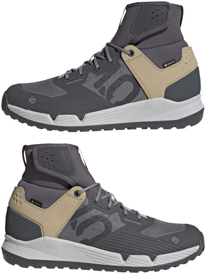 Load image into Gallery viewer, Five Ten Trailcross GTX Flat Shoes - Men's Gray 5 / Gray 3 / Bronze 5.5