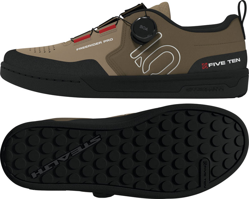 Load image into Gallery viewer, Five Ten Freerider Pro Boa Flat Shoes - Men's Cardboard/Off White/Core BLK 9.5