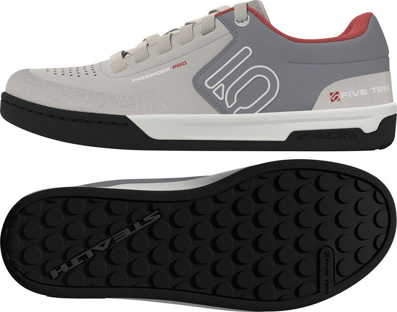 Load image into Gallery viewer, Five Ten Freerider Pro Flat Shoes - Men's Alumina/Off White/Gray 3 15