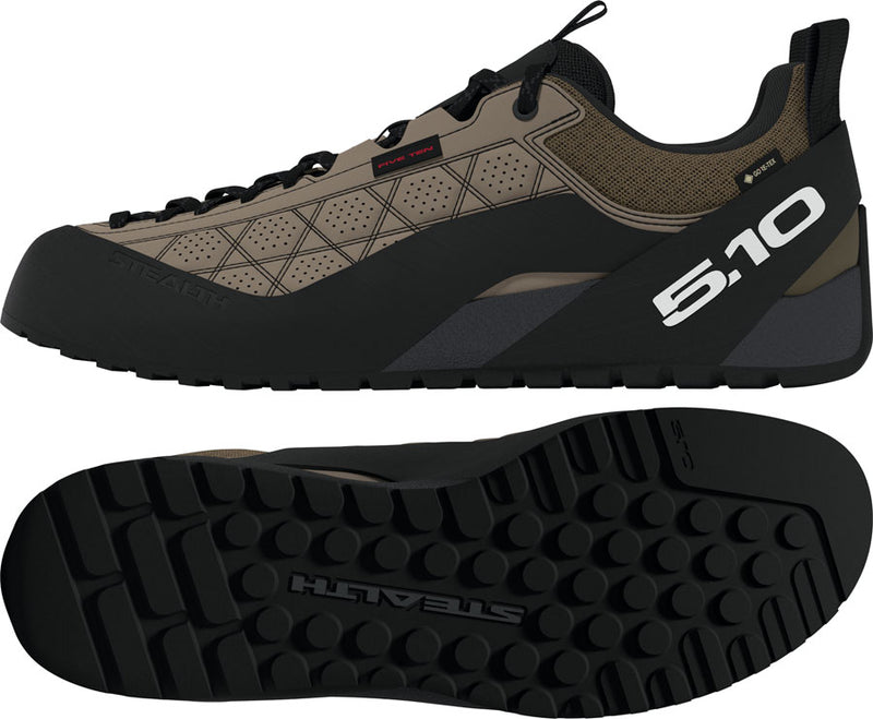 Load image into Gallery viewer, Five Ten Guidetennie Pro GTX Flat Shoes - Men's Cardboard/FTWR White/Core BLK 9