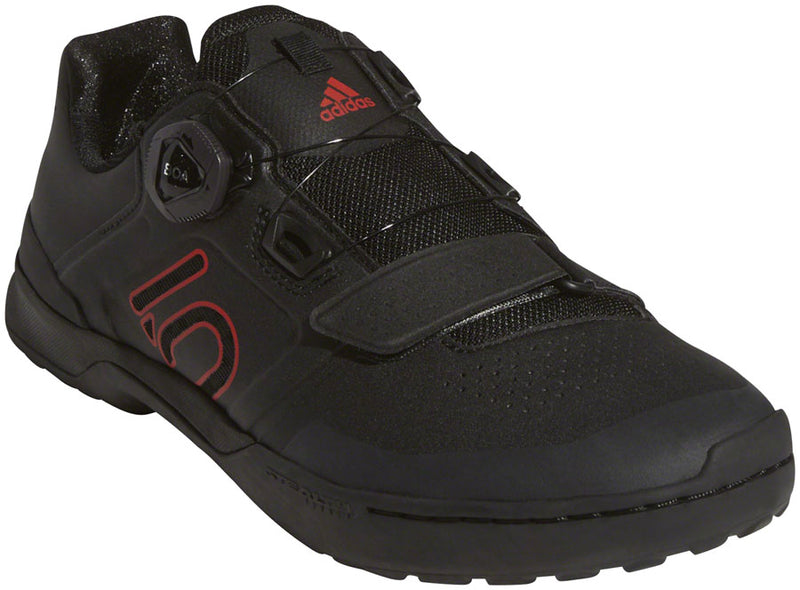Load image into Gallery viewer, Five Ten Kestrel Pro BOA Mountain Clipless Mountain Clipless Shoes - Men's Core BLK / Red / Gray Six 7.5