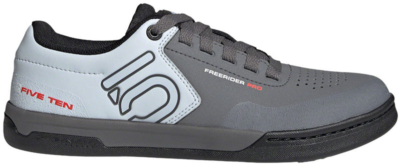 Load image into Gallery viewer, Five Ten Freerider Pro Flat Shoes - Men's Gray Five / Cloud White / Halo Blue 13