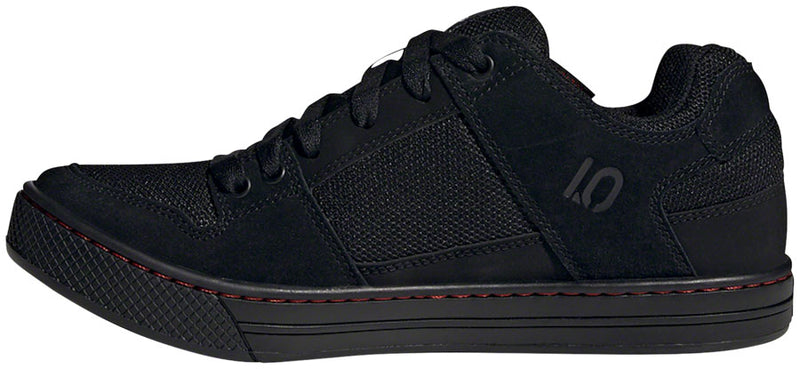 Load image into Gallery viewer, Five Ten Freerider Flat Shoes - Men's Core Black / Core Black / Red 12