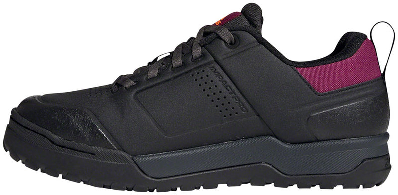 Load image into Gallery viewer, Five Ten Impact Pro Flat Shoes - Women's Core BLK / Signal Orange / Power Berry 8.5