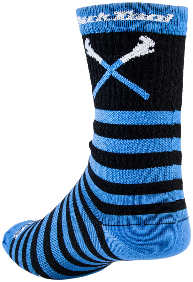 Load image into Gallery viewer, Park Tool SOX-6 Cycling Socks - Black/Blue Large/X-Large