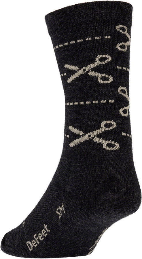 Load image into Gallery viewer, Surly Measure Twice Socks - Charcoal Small