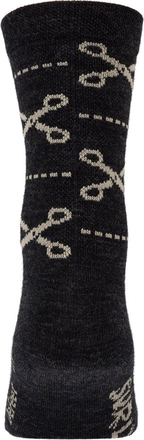 Load image into Gallery viewer, Surly Measure Twice Socks - Charcoal Small
