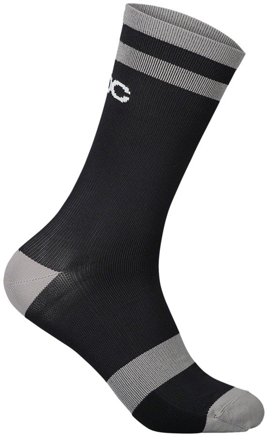 Load image into Gallery viewer, POC Lure MTB Socks - Black/Gray Small