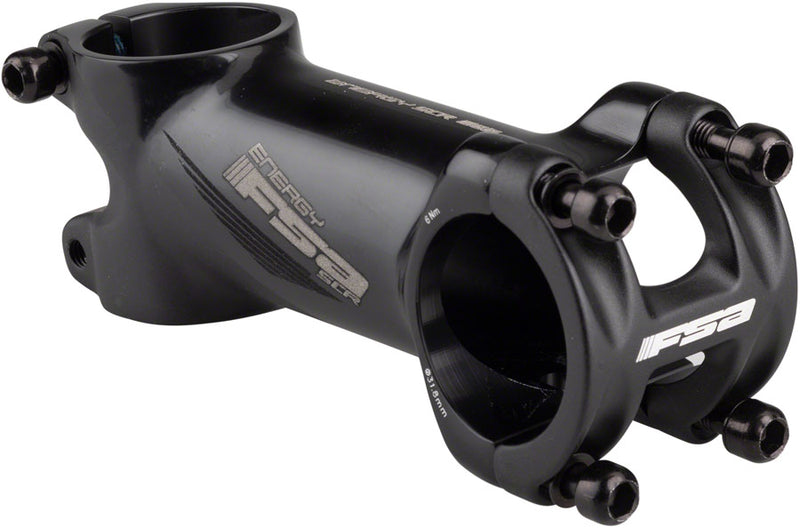 Load image into Gallery viewer, Full Speed Ahead Energy SCR Stem - 80mm 31.8 Clamp -6 1 1/8" Alloy BLK/Gray