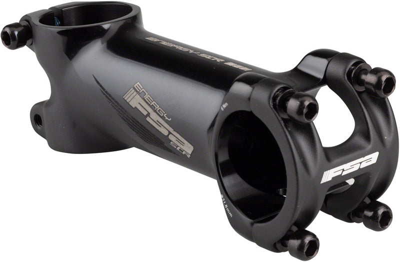 Load image into Gallery viewer, Full Speed Ahead Energy SCR Stem - 90mm 31.8 Clamp -6 1 1/8" Alloy BLK/Gray