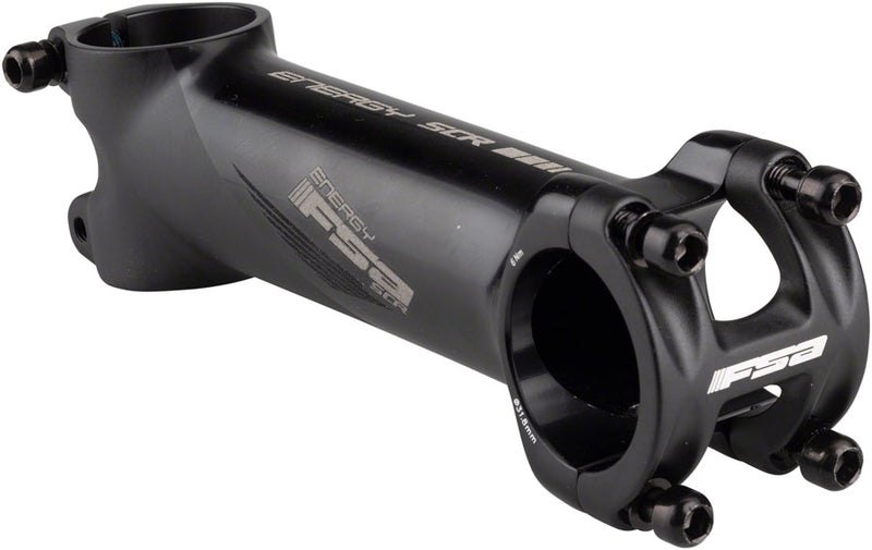 Load image into Gallery viewer, Full Speed Ahead Energy SCR Stem - 120mm 31.8 Clamp -6 1 1/8" Alloy BLK/Gray