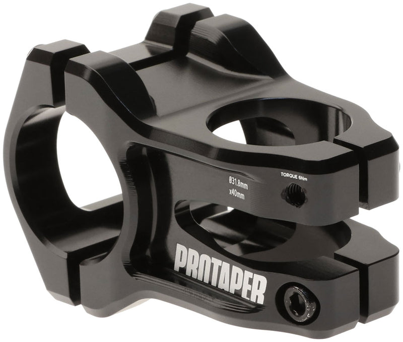 Load image into Gallery viewer, ProTaper Vice Trail Stem - 40mm 31.8mm Clamp +/-0 1 1/8" Aluminum Black