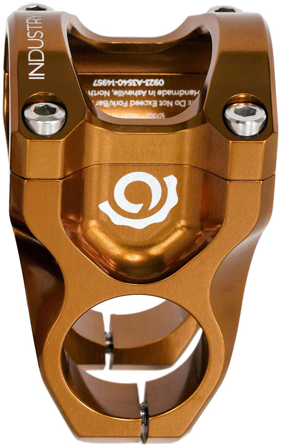 Load image into Gallery viewer, Industry Nine A318 Stem - 40mm 31.8mm Clamp +/-4.4 1 1/8" Aluminum Bronze