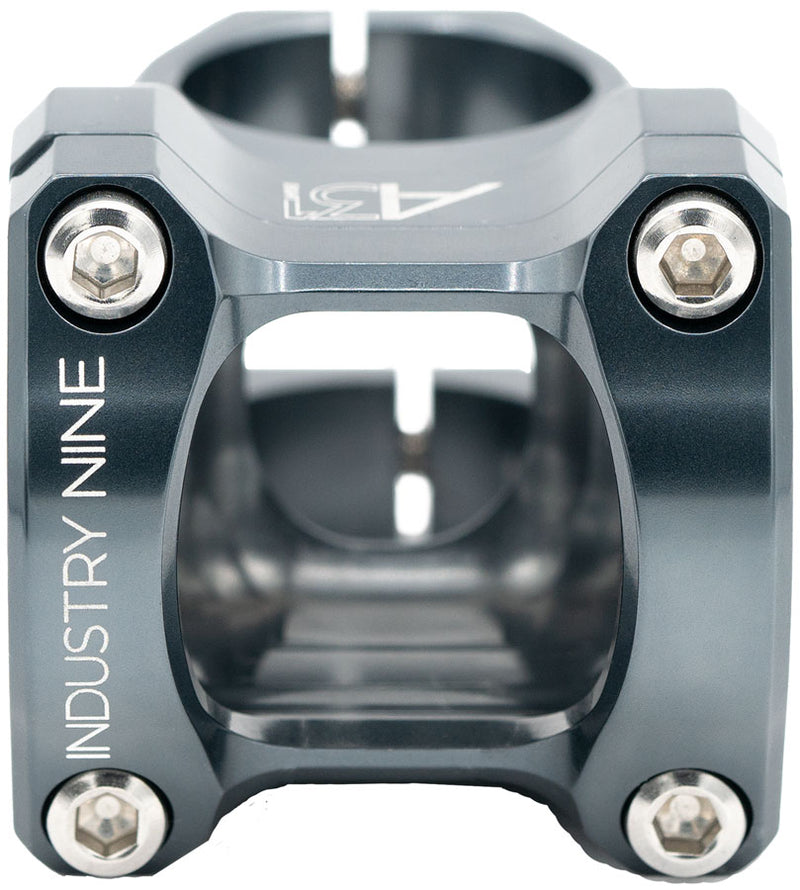 Load image into Gallery viewer, Industry Nine A35 Stem - 32mm 35mm Clamp +/-5 1 1/8" Aluminum Lunar Gray 20th Anniversary