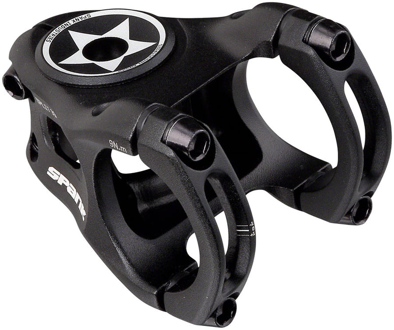 Load image into Gallery viewer, Spank Split 35 Stem - 35mm 35 Clamp +/-0 1 1/8" Aluminum Black