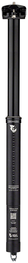 Load image into Gallery viewer, Wolf Tooth Resolve Dropper Seatpost - 30.9 200mm Travel Black Rev 2