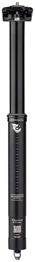 Load image into Gallery viewer, Wolf Tooth Resolve Dropper Seatpost - 31.6 160mm Travel Black Rev 2