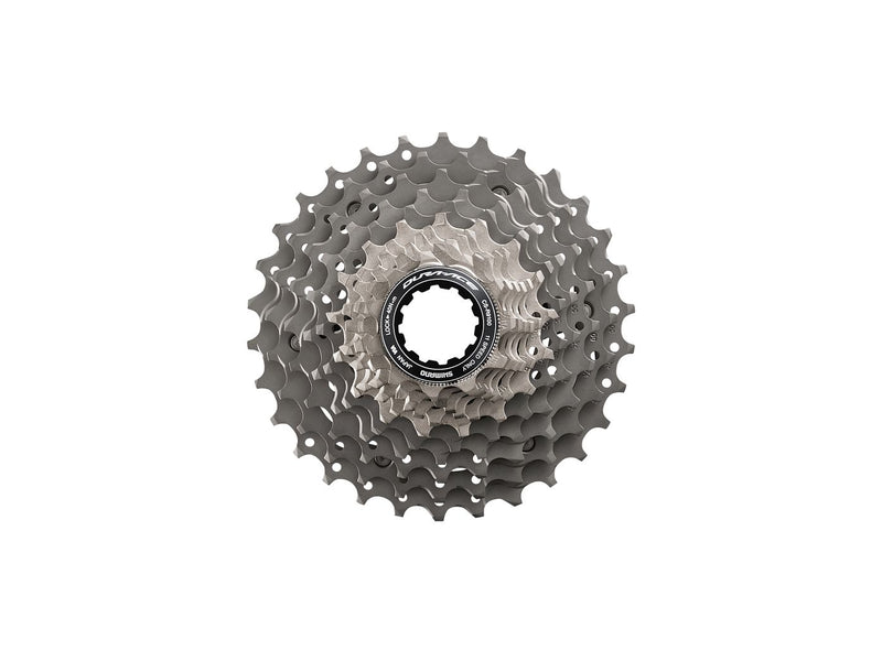 Load image into Gallery viewer, Shimano Dura Ace CS-R9100 Cassette - 11 Speed 11-28t Silver/Gray