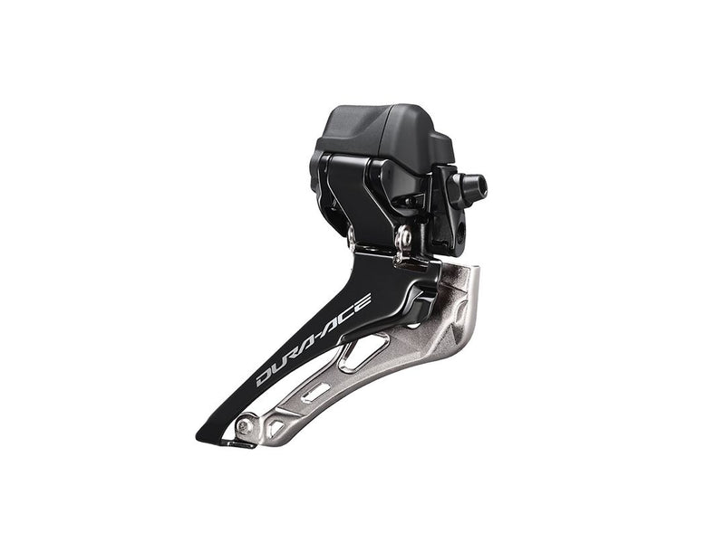 Load image into Gallery viewer, Shimano Dura-Ace FD-R9250 Di2 Front Derailleur - 2x12-Speed Braze-on Down Swing For 50-55t Max BLK/Silver