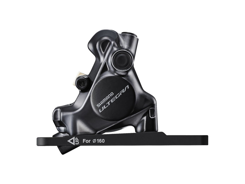 Load image into Gallery viewer, Shimano Ultegra BR-8170 Hydraulic Disc Brake Caliper - Front Flat Mount For 140/160mm Rotor Finned Resin Brake Pads